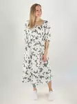 Vero Moda naisten luomupuuvillainen mekko Dicthe vihrea/kuviollinen - Klänningar och tunikor - 141022 - 1