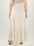 Vero Moda korkeavyötäröinen maxihame Dicthe beige - Hameet - 141032 - 2