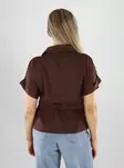 JDY naisten t-paita Mille shirt ruskea - T-shirts för damer - 141182 - 2