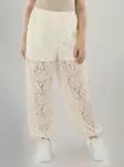 JDY naisten pitsihousut Julia lace egret - Byxor för damer - 141252 - 1