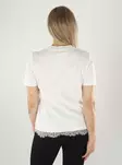 Vero Moda naisten T-Paita Sara lace valkoinen - Naisten T-paidat - 142042 - 2