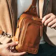 Chesterfield nahkalaukku Riga C58028431 konjakki - Käsilaukut - 140612 - 3
