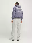 Jack&Jones miesten collegehousut Bill meleerattu vaaleanharmaa - Miesten housut - 139322 - 5