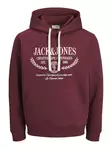 Jack&Jones miesten huppari Frederiksberg viininpunainen - Huvtröjor för herrar - 142262 - 1