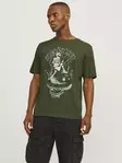 Jack&Jones miesten printillinen T-paita Skull rock - Miesten T-paidat - 136522 - 3