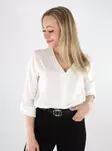 JDY paita Diana Life Dobby valkoinen - Naisten pitkähihaiset paidat - 137782 - 1
