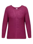 Only Carmakoma pluskoon neule New Foxy pinkki - Naisten neuleet - 137062 - 1
