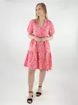 Only kuviollinen mekko ONLNOVA pinkki/beige - Mekot ja tunikat - 138452 - 1