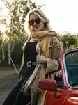 Veniz Huivi 62877 beige/okrankeltainen - Naisten huivit - 137732 - 1