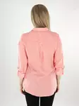 Vero Moda naisten raidallinen kauluspaita Bumpy Shirt koralli - Naisten kauluspaidat ja puserot - 137942 - 2
