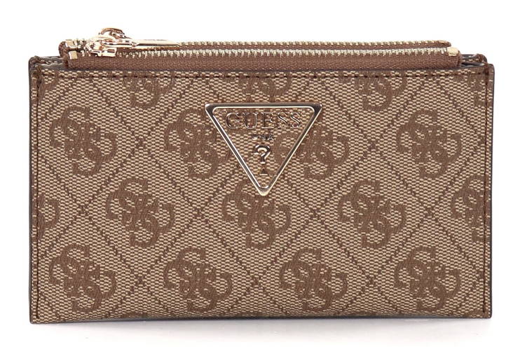 Guess Plånbok Laurel slg zip latte-logotyp - Plånböcker - 135052 - 1