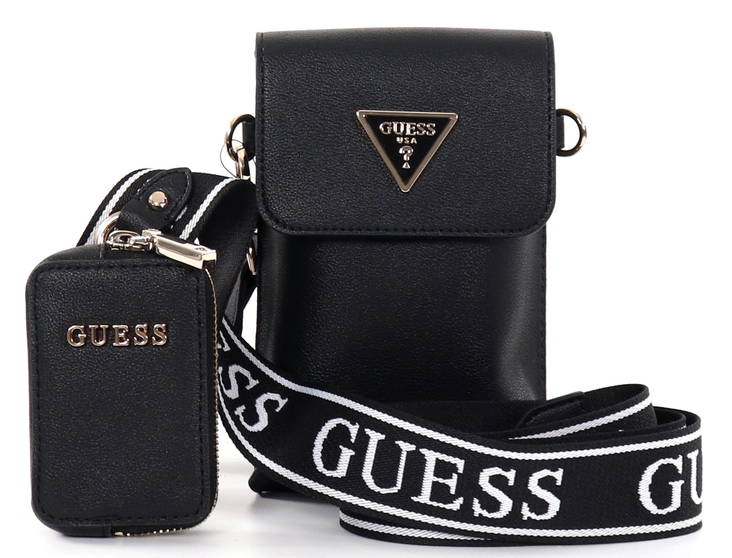 Guess Väska Latona Flip Chit chat svart - Handväskor - 135042 - 1