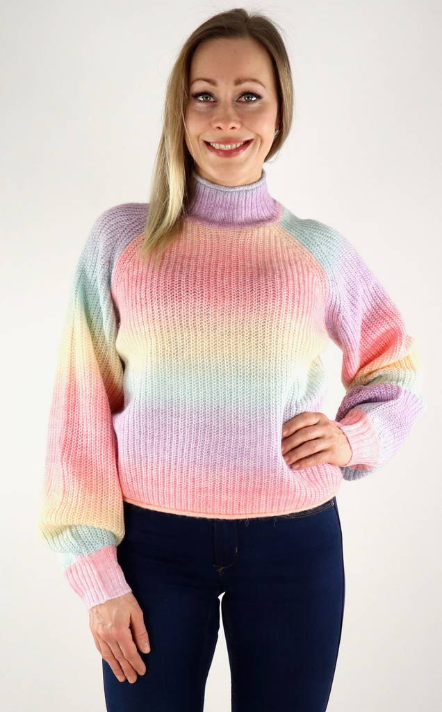 JJXX naisten Neule Raine highneck daybreak - Naisten neuleet - 132722 - 1