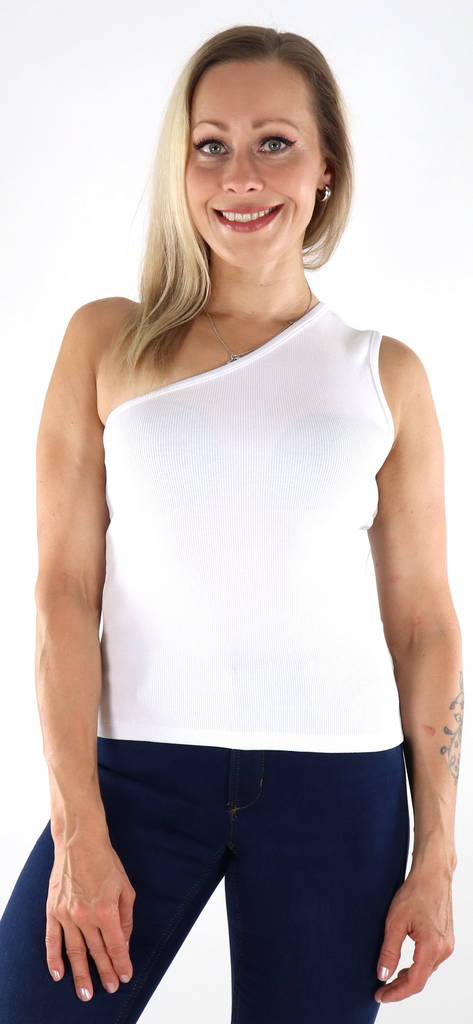 JJXX naisten Ribbitoppi Funda one shoulder - Naisten topit - 133912 - 1
