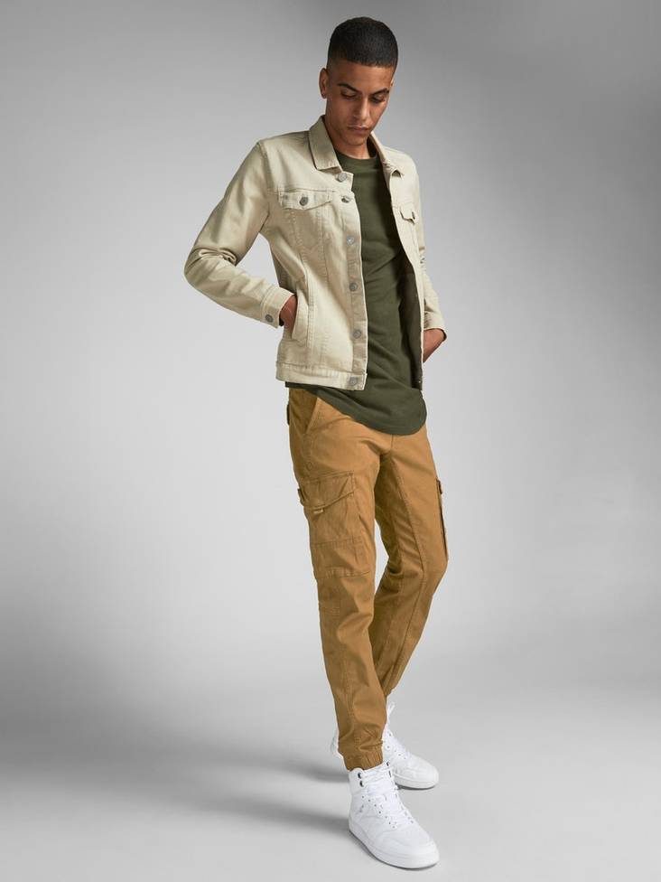 Jack&Jones reisitaskuhousut Paul Flake ruskea - Miesten housut - 133922 - 1