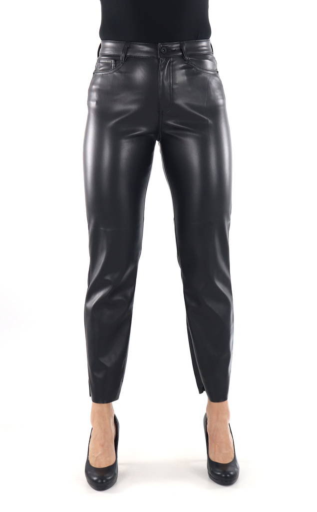 Only Emily HW Faux Leather housut - Naisten housut - 134192 - 1
