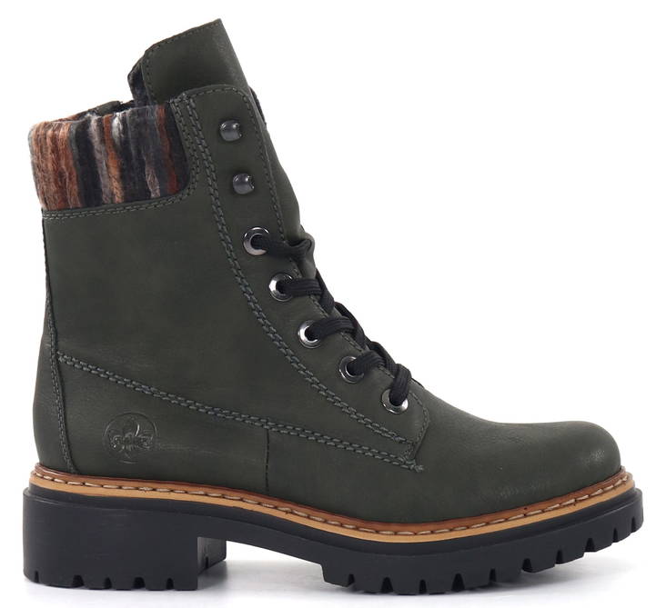 Rieker Stövletter 72630-54 grön - Rieker ankelboots - 134072 - 1