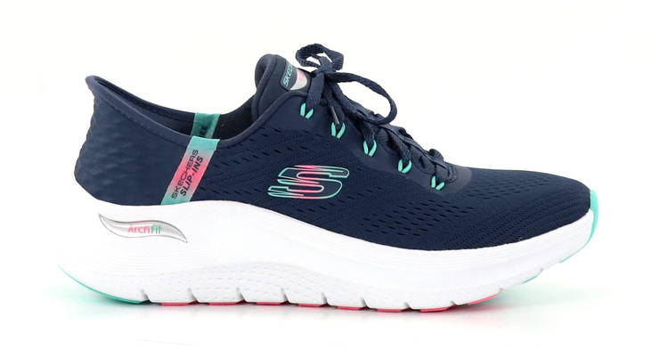 Skechers dam sneakers 150066/NVTQ Arch fit 2.0 - EASY CHIC mörkblå - Skechers slip ins - 135882 - 1