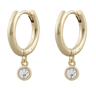 Snö of Sweden riipuskorvakorut Thursday short gold - Korvakorut - 130322 - 1