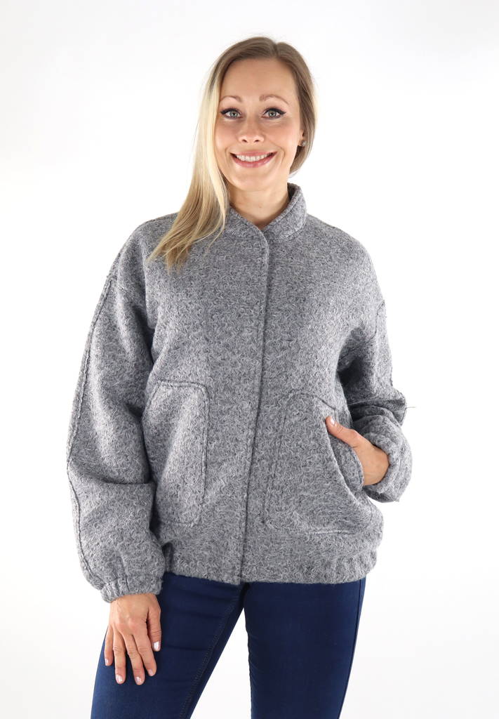 Vero Moda Amber Elite Bomber harmaa takki - Naisten kevyet takit - 134142 - 1