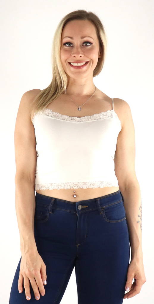 Vero Moda cropattu Toppi Tippi bright white - Naisten topit - 133842 - 1