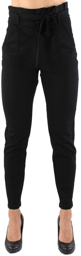 Vero Moda dam byxor paperbag Eva loose svart - Byxor för damer - 121452 - 1