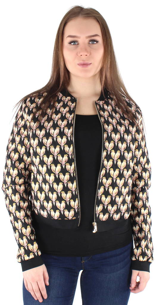 Vila Bomberjacka Birdnest svart - Lätta jackor för damer - 122692 - 1