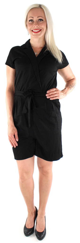 Vila Playsuit Safina svart - Shorts och capribyxor för damer - 126442 - 1