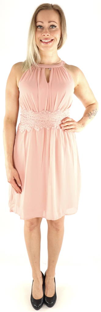 Vila Klänning Milina halterneck misty rose - Klänningar och tunikor - 131372 - 1
