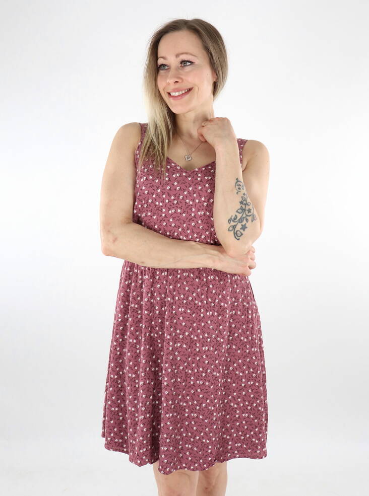 Only Mekko Karmen rose brown/randi dits - Mekot ja tunikat - 136192 - 1