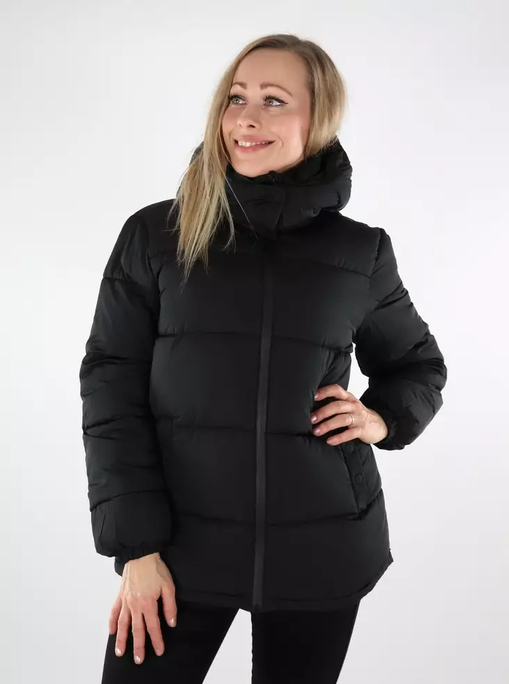 JDY naisten talvitakki Esta Padded Hood musta - Naisten talvitakit - 137182 - 1
