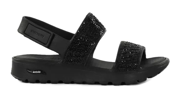 Skechers damsandaler 111531/BBK ARCH FIT FOOTSTEPS - ENCHANT svart - Skechers sandaler - 138662 - 1