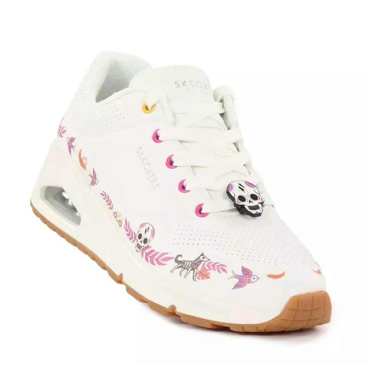 Skechers damsneakers 155437/WMLT UNO - ENTRE LA VIDA OCH MASSOR - vit/multifärgad - Skechers sneakers - 139472 - 1