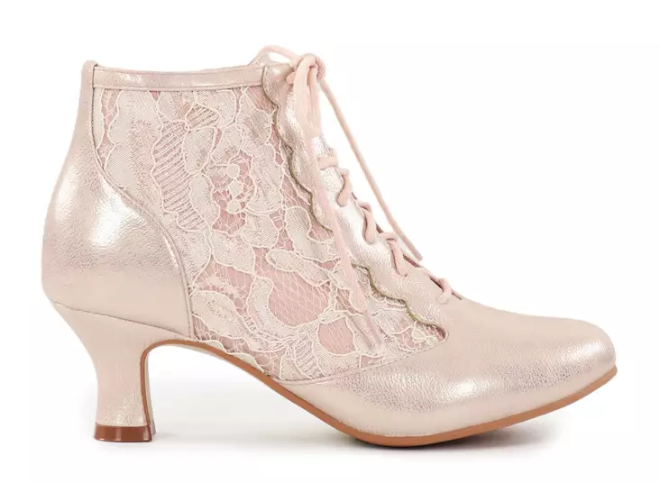 Chantana ankelboots med spetskant för damer 26181-085 lt.rose - Stövletter och kängor för damer - 138272 - 1