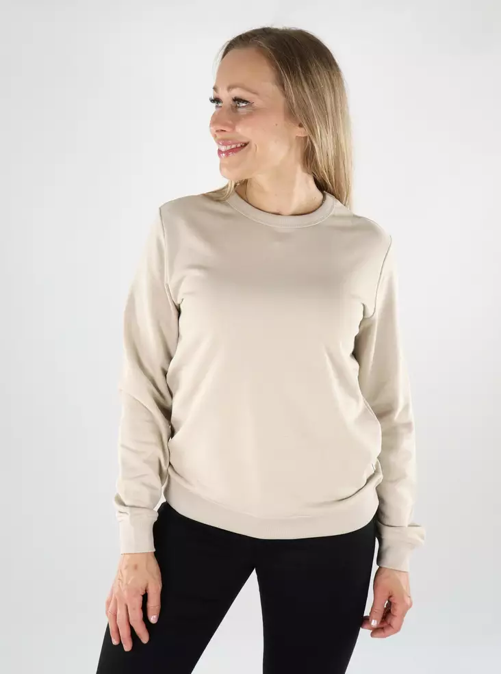 JJXX naisten collegepaita Madi beige - Naisten hupparit ja colleget - 138882 - 1