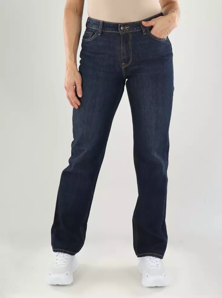 JJXX naisten normaalivyötäröiset farkut Nice straight blue denim - Naisten farkut - 141432 - 1