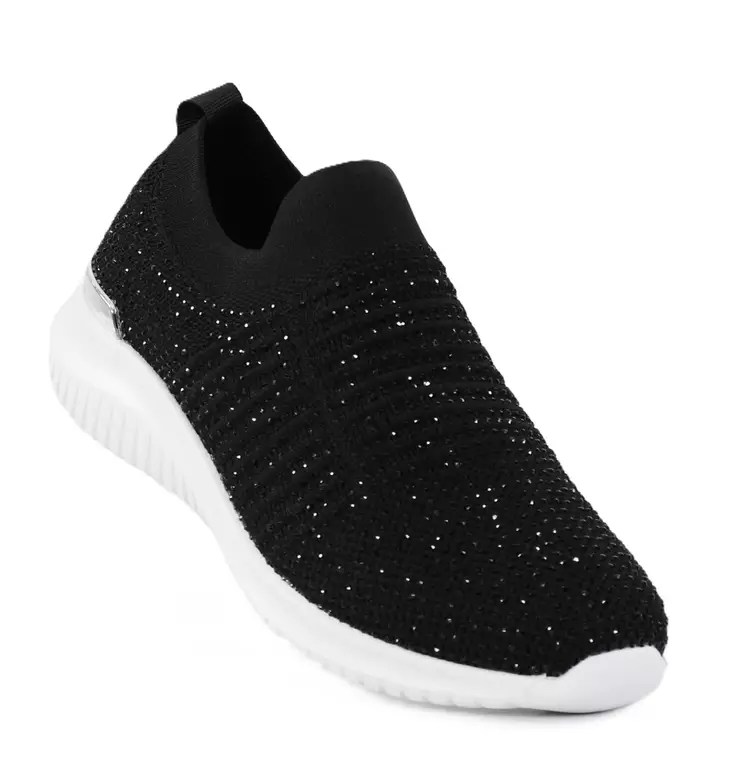Migant naisten glitter-tennarit A923-129 musta - Migant tennarit - 138062 - 1