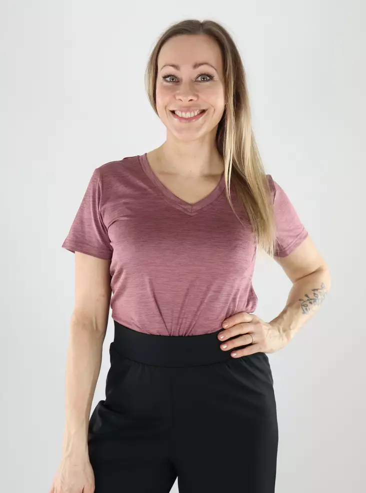 Only Play damtröja ONPCORE Life rosebrun - Sport T-shirts för damer - 140152 - 1