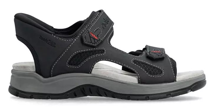 Rieker miesten READY2GO-sandaalit 26953-00 musta - Miesten sandaalit - 140662 - 1