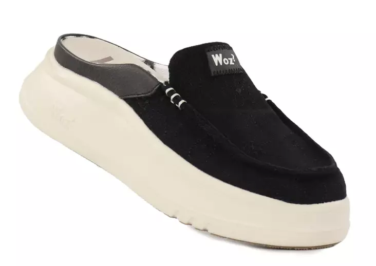 Woz? dammulor Jane-Lofty Pizzo svart - Promenadskor för damer - 138552 - 1