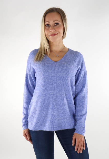 Vero Moda Neule Crewlefile jacaranda - Naisten neuleet - 134313 - 1