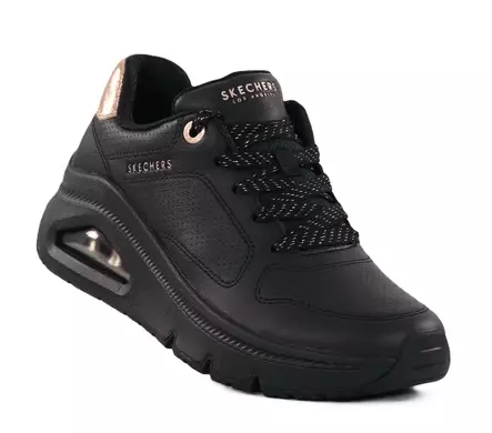 Skechers naisten tennarit 177767/BBK UNO ICON - IDOLIZED AIR musta - Skechers tennarit - 139163 - 1