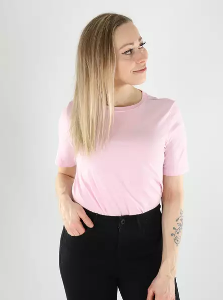 Only naisten t-paita Only Tee vaaleanpunainen - T-shirts för damer - 140323 - 1