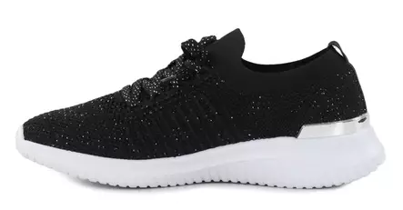 Migant naisten strassikoristellut tennarit A923-145 musta - Migant tennarit - 140393 - 2