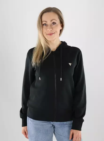 Guess naisten collegetakki V4YQ06KCAY2 musta - Huvtröjor och sweatshirts - 141193 - 1