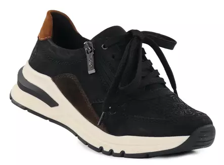 Rieker naisten tilavalestiset tennarit M6618-00 musta - Rieker sneakers - 141463 - 2