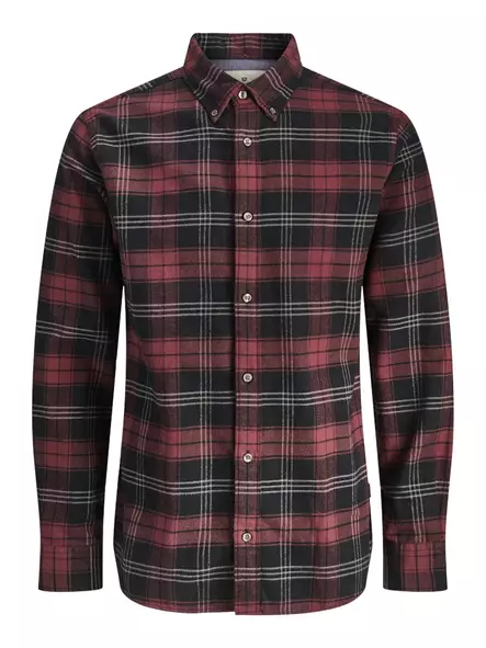 Jack&Jones miesten flanellipaita punainen ruutu - Miesten kauluspaidat - 139993 - 1