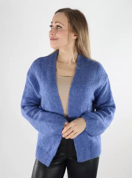 JDY naisten neuletakki Dinea Cardigan sininen - Naisten neuleet - 140033 - 1
