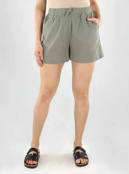 JJXX naisten shortsit Global waffle vetiver - Shorts och capribyxor för damer - 141103 - 1