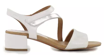 Marco Tozzi Juhlasandaalit 28206-46 valkoinen/hopea - Naisten sandaalit - 140953 - 2